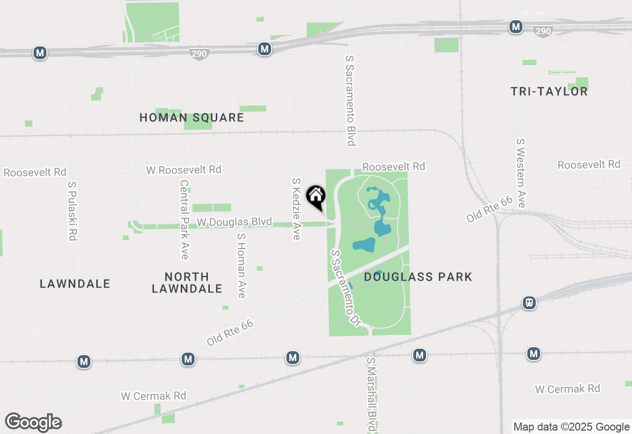 Map of 3118 W Douglas Boulevard, Chicago, IL 60623