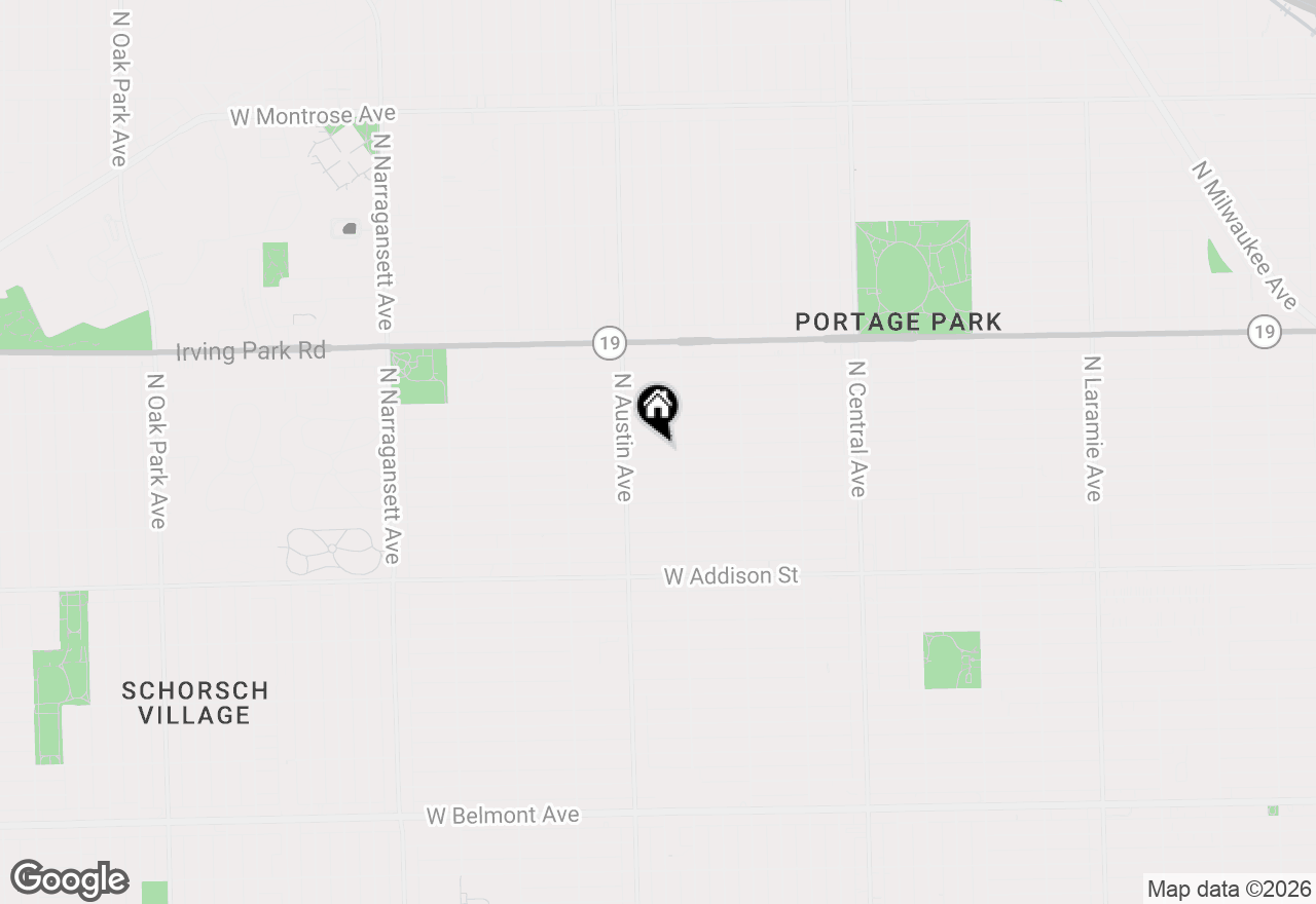 Map of 5928 W Grace Street, Chicago, IL 60634