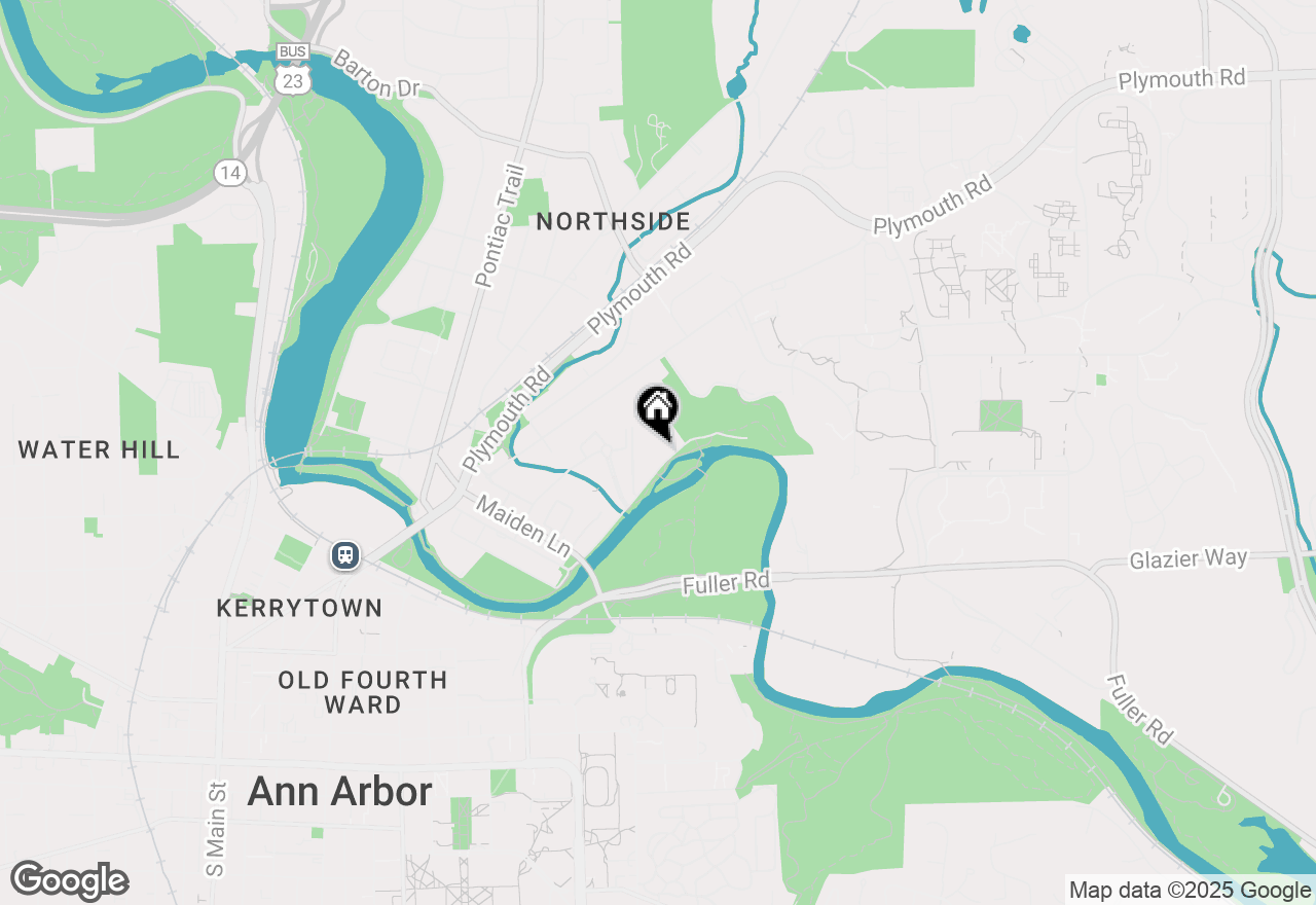 Map of 1233 Island Drive #203, Ann Arbor, MI 48105