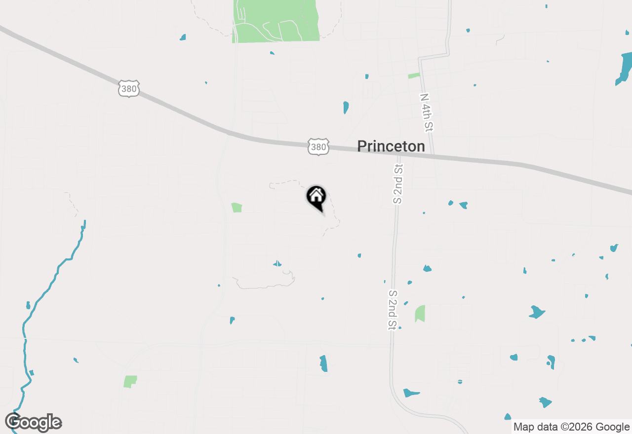 Map of 455 Rock Creek Drive, Princeton, TX 75407