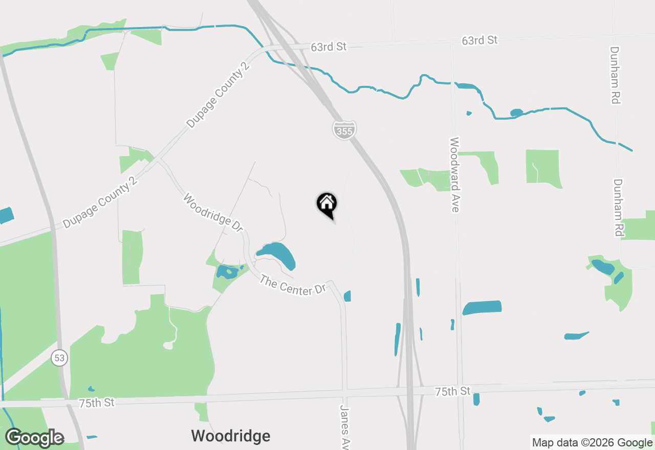 Map of 2474 Brunswick Circle #A1, Woodridge, IL 60517