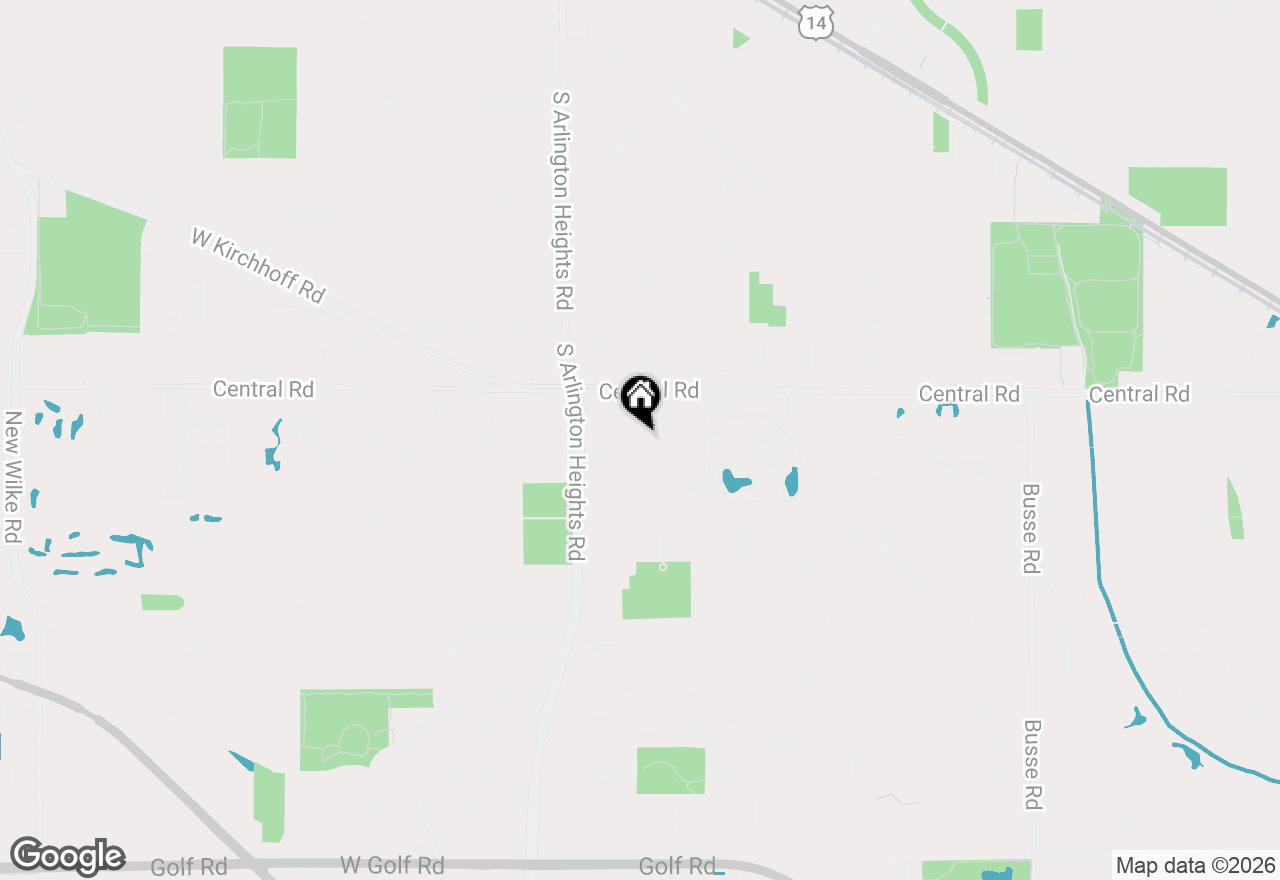 Map of 1031 S Belmont Avenue, Arlington Heights, IL 60005