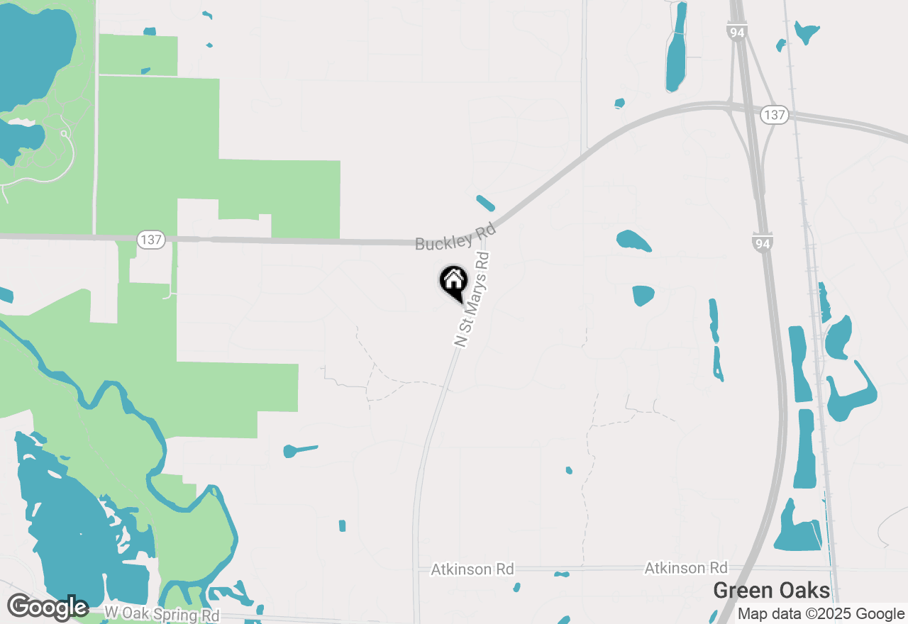 Map of 14870 King Drive, Green Oaks, IL 60048