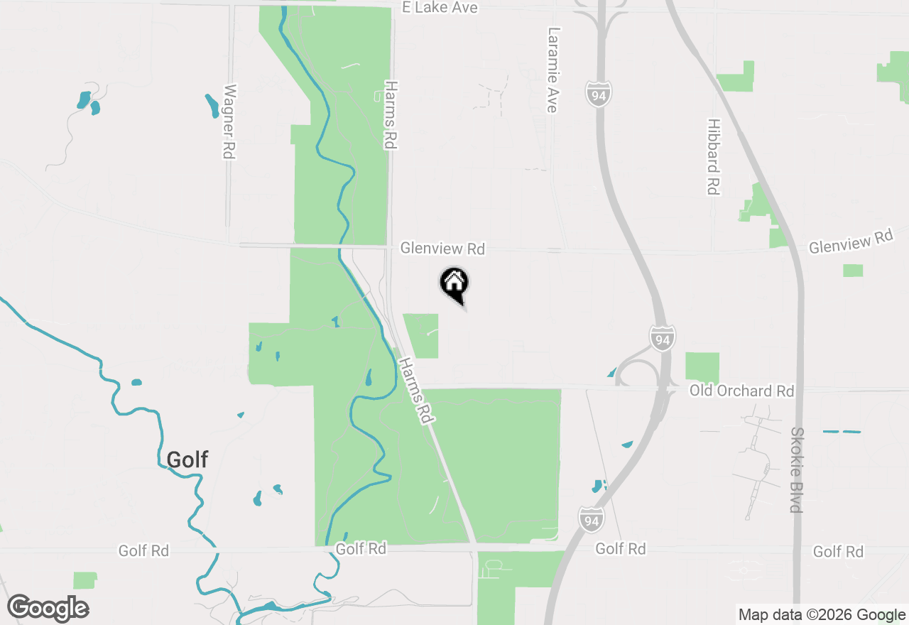 Map of 621 Echo Lane, Glenview, IL 60025