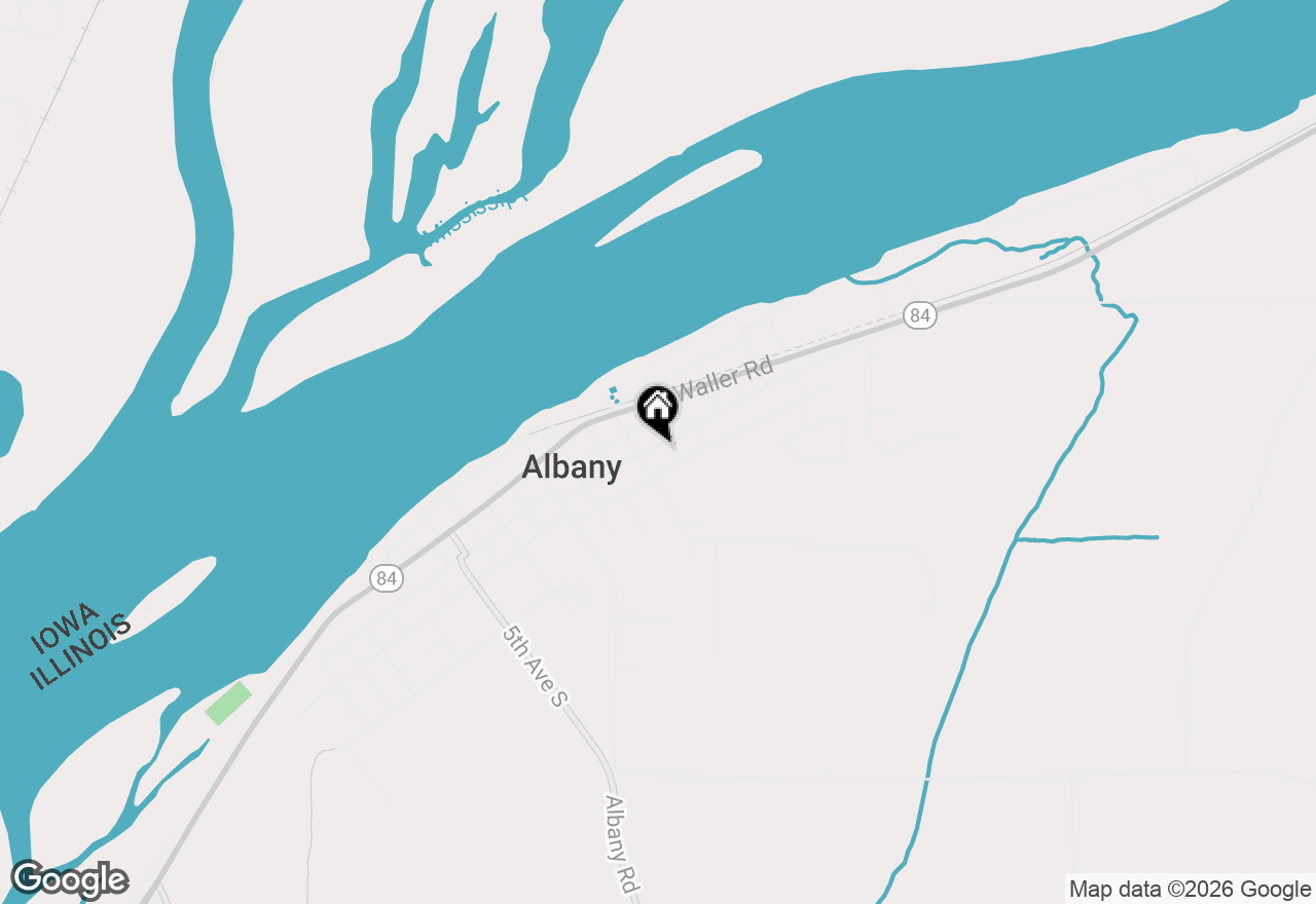 Map of 405 N Bluff Street, Albany, IL 61230