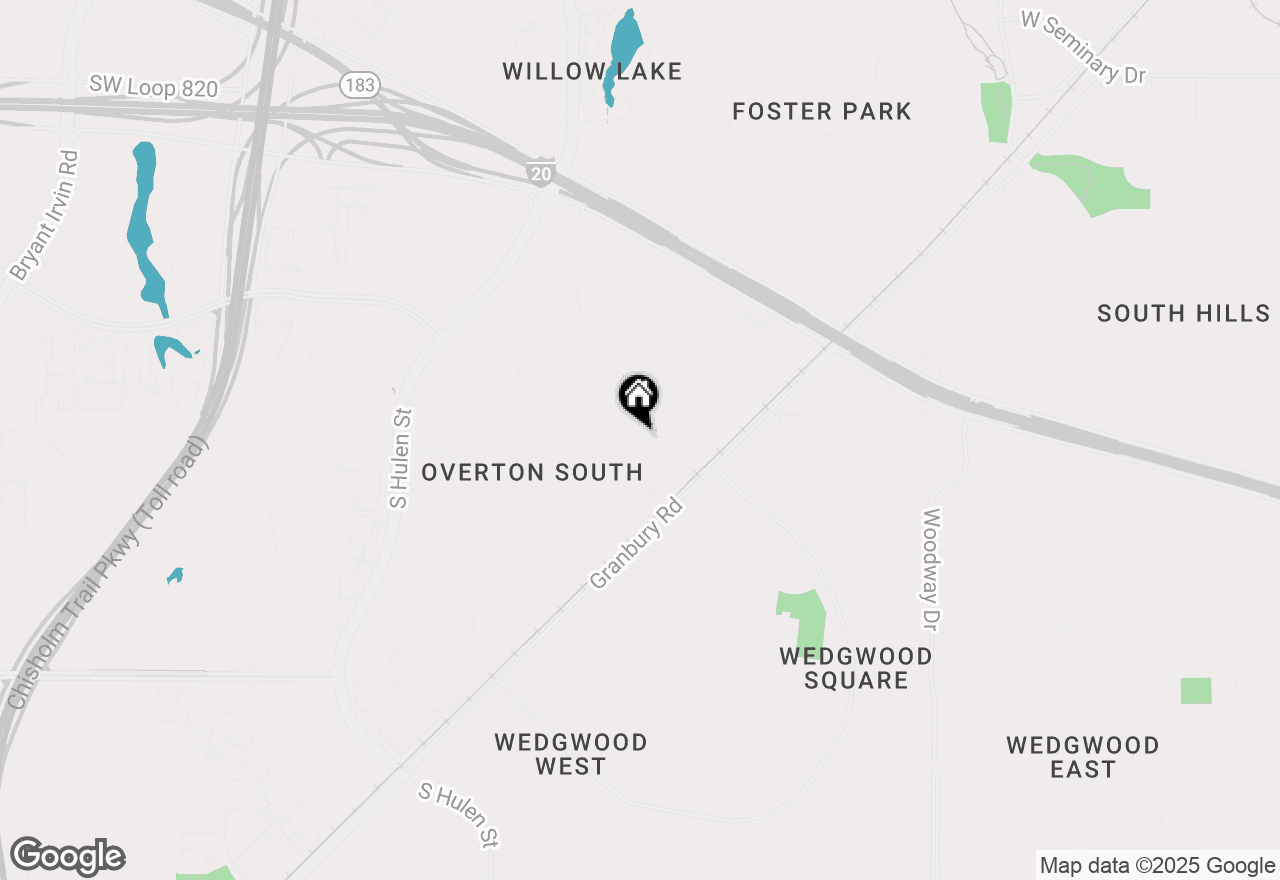 Map of 5314 South Drive, Fort Worth, TX 76132