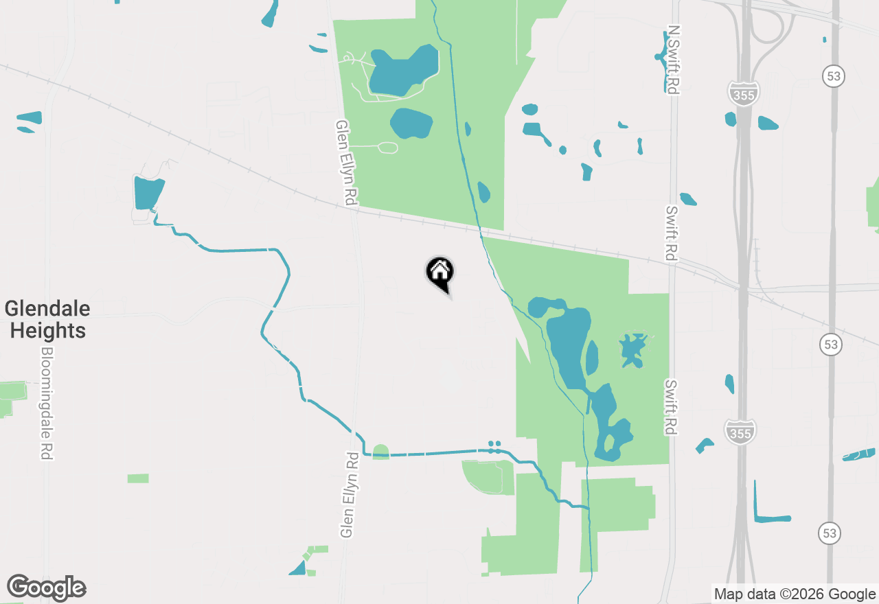 Map of 703 E Fullerton Avenue #207, Glendale Heights, IL 60139
