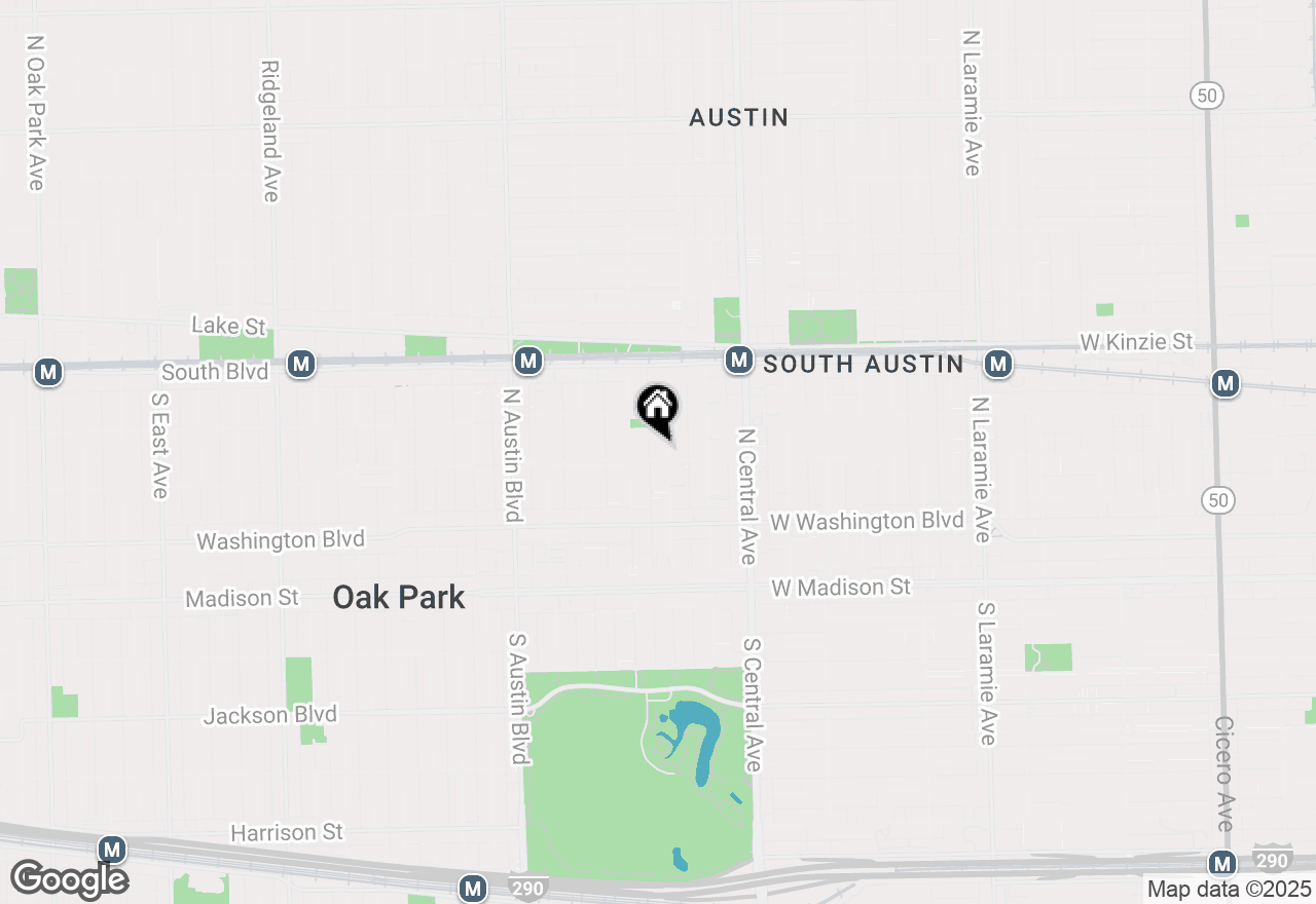 Map of 208 N Waller Avenue #2N, Chicago, IL 60644