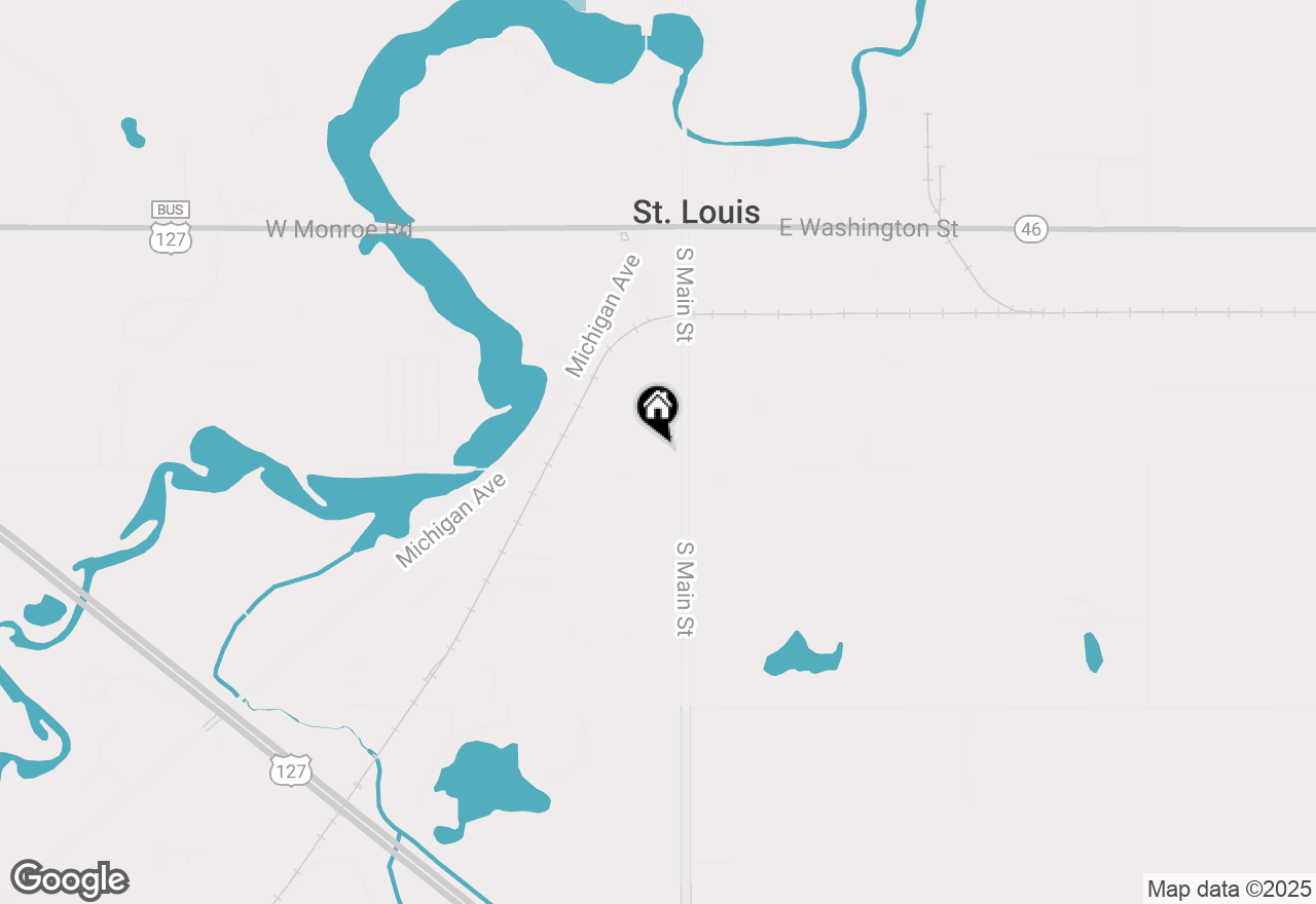 Map of 607 S Mill Street, St. Louis, MI 48880