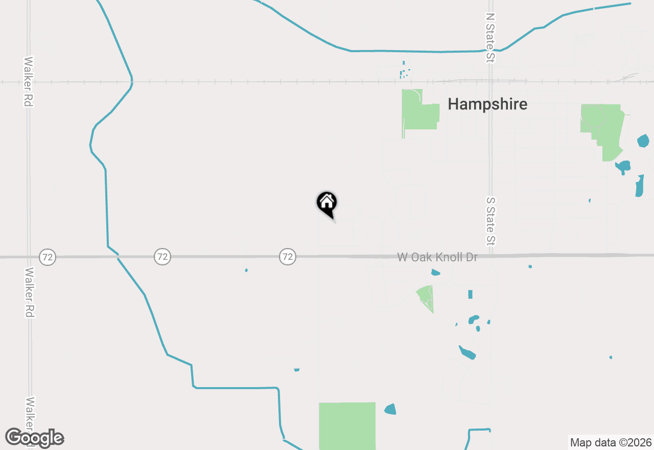 Map of 517 Sawgrass Lane, Hampshire, IL 60140