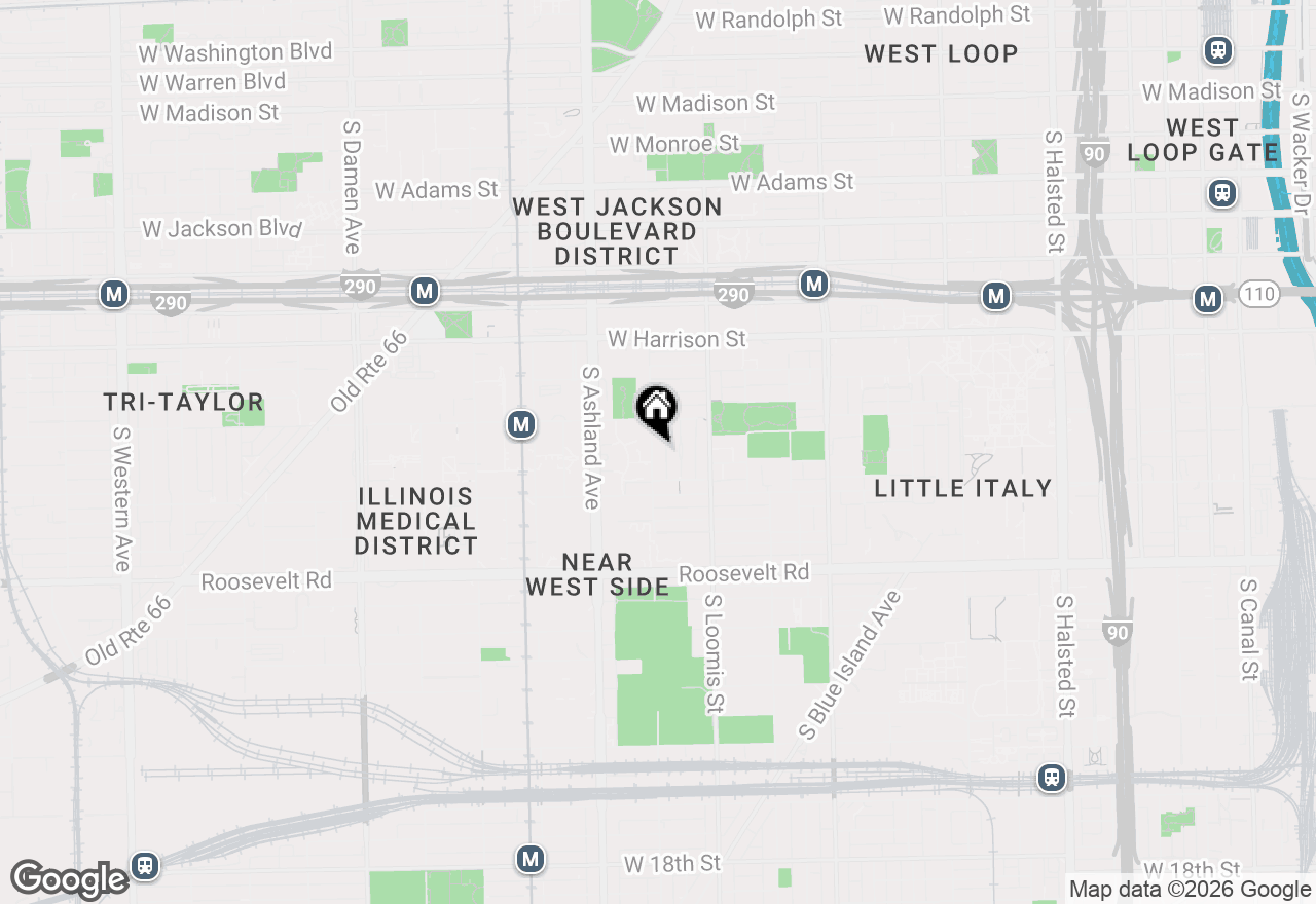 Map of 835 S Laflin Street, Chicago, IL 60607