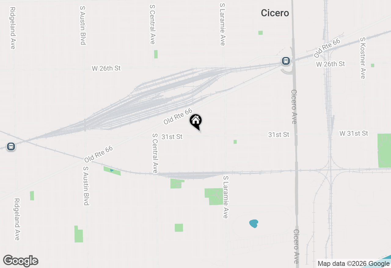 Map of 5326 W 31st Street, Cicero, IL 60804