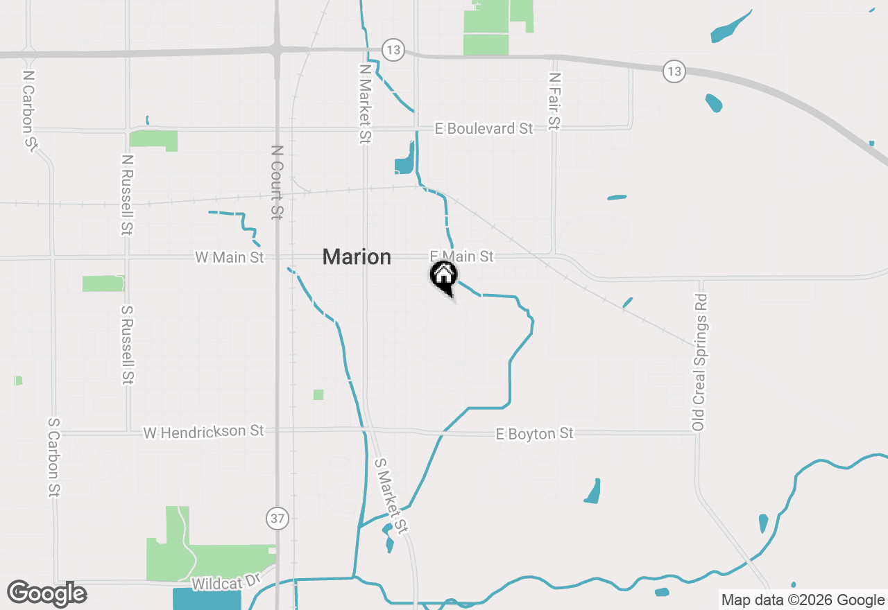 Map of 200 A E Thorn Street, Marion, IL 62959