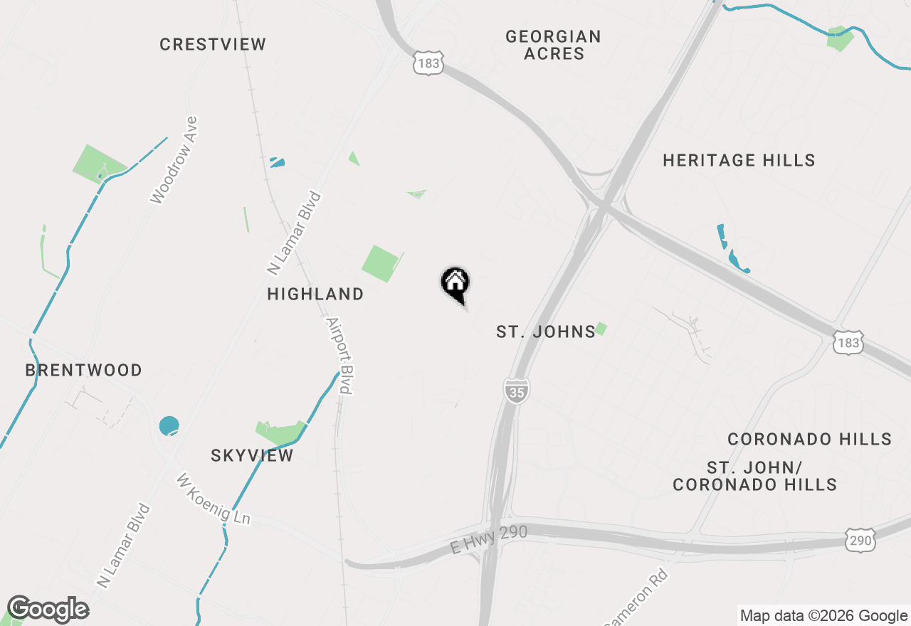 Map of 7009 Deborah Dr, Austin, TX 78752