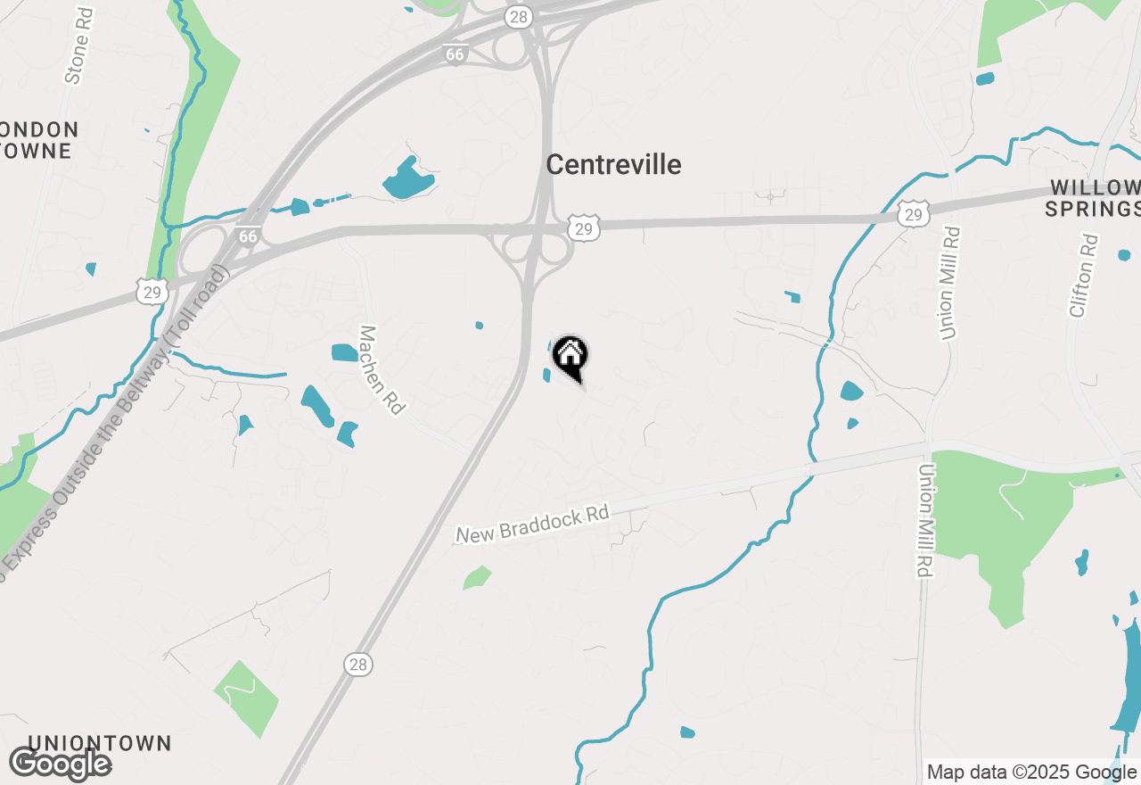 Map of 13961 Gill Brook Lane, Centreville, VA 20121