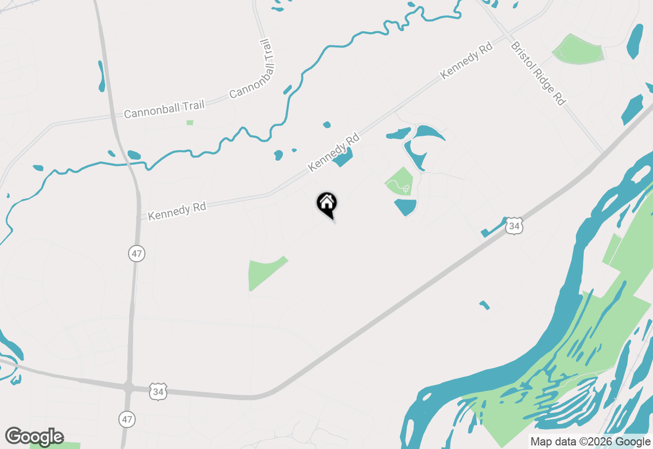 Map of 906 Hayden Drive, Yorkville, IL 60560