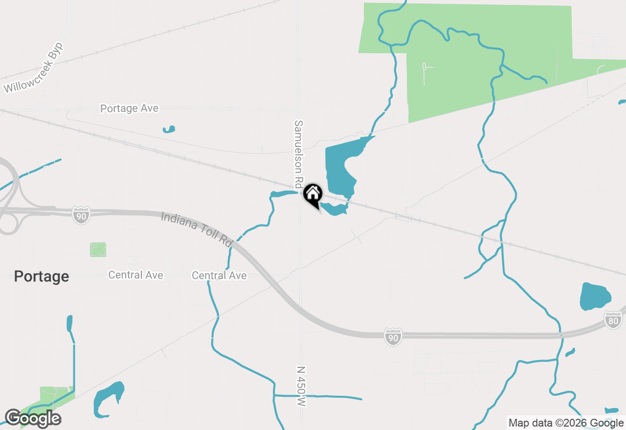 Map of 6876 Gaylord Avenue, Portage, IN 46368