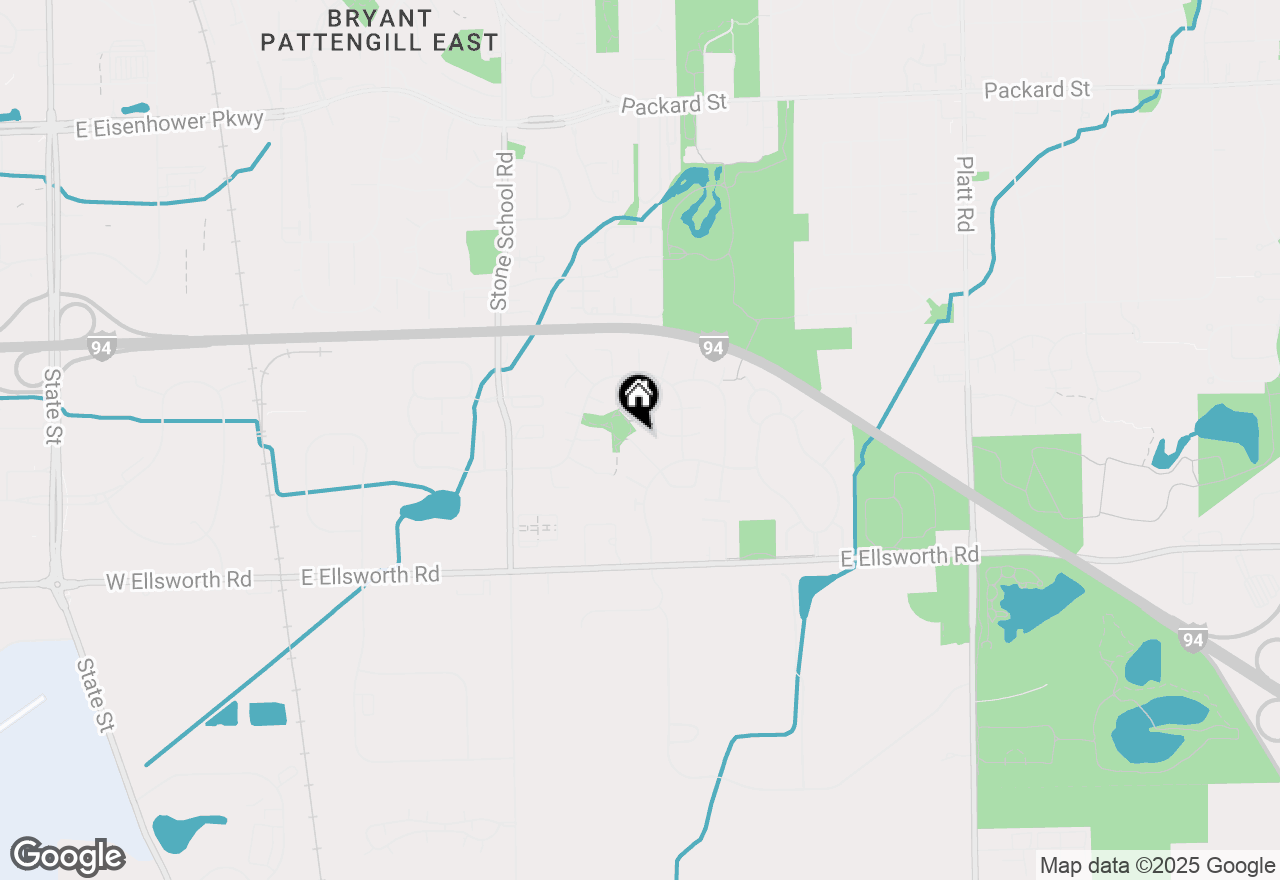 Map of 14 Blain Court Court, Ann Arbor, MI 48108