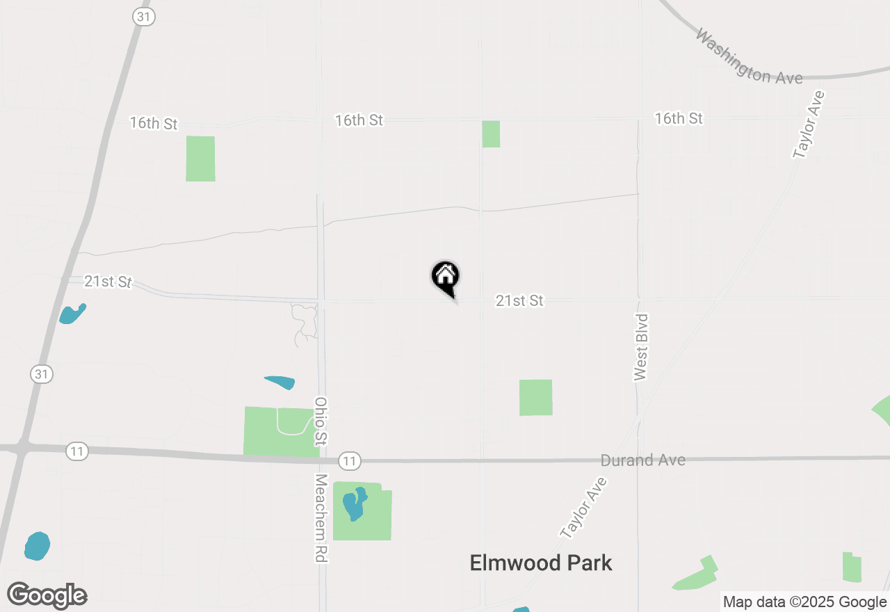 Map of 4025 21st St, Racine, WI 53405