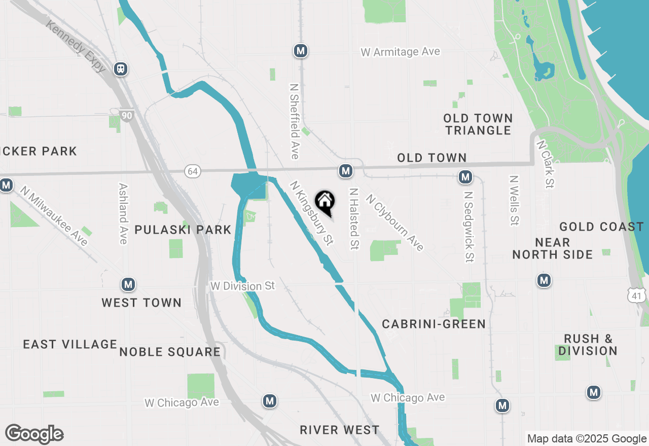 Map of 848 W Eastman Street, Chicago, IL 60642