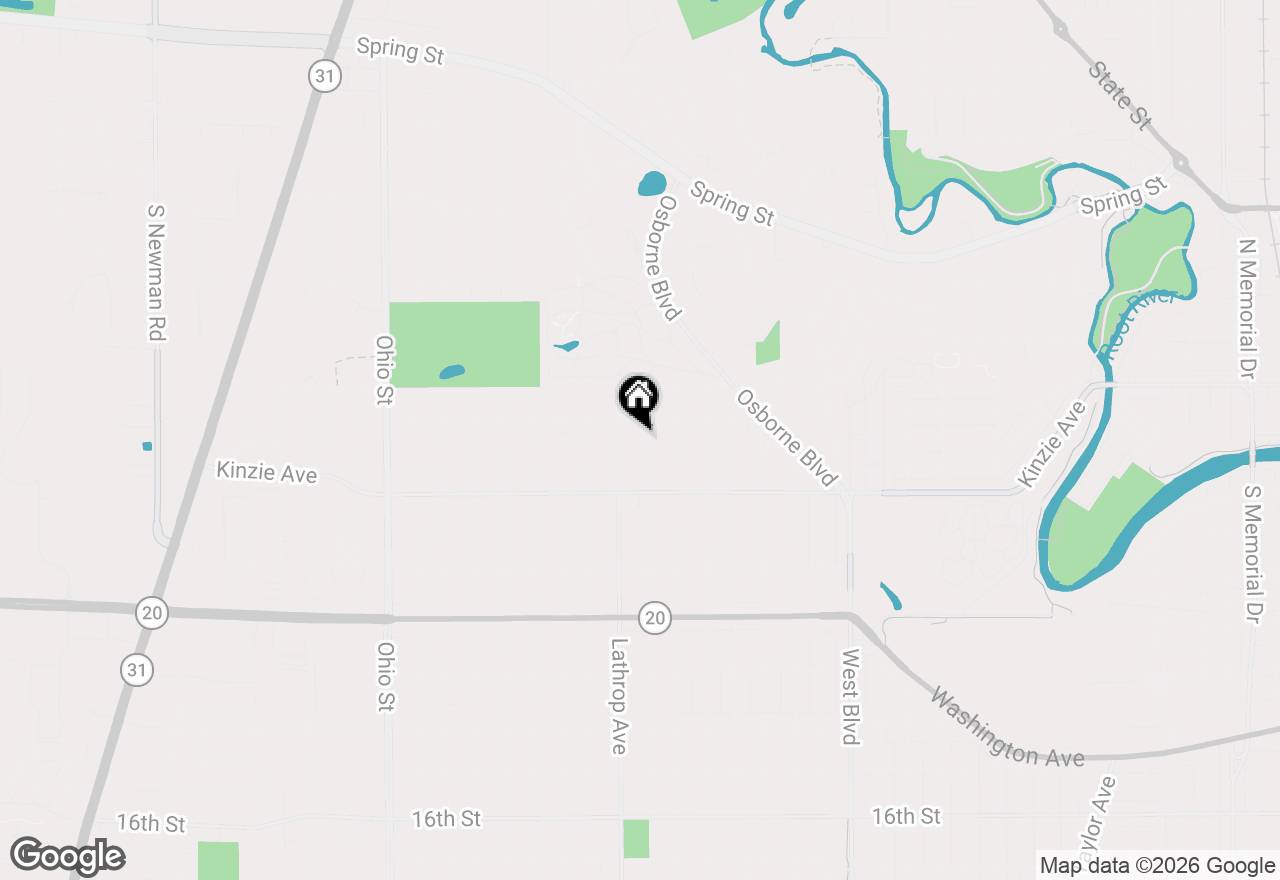 Map of 720 Monroe Ave, Racine, WI 53405