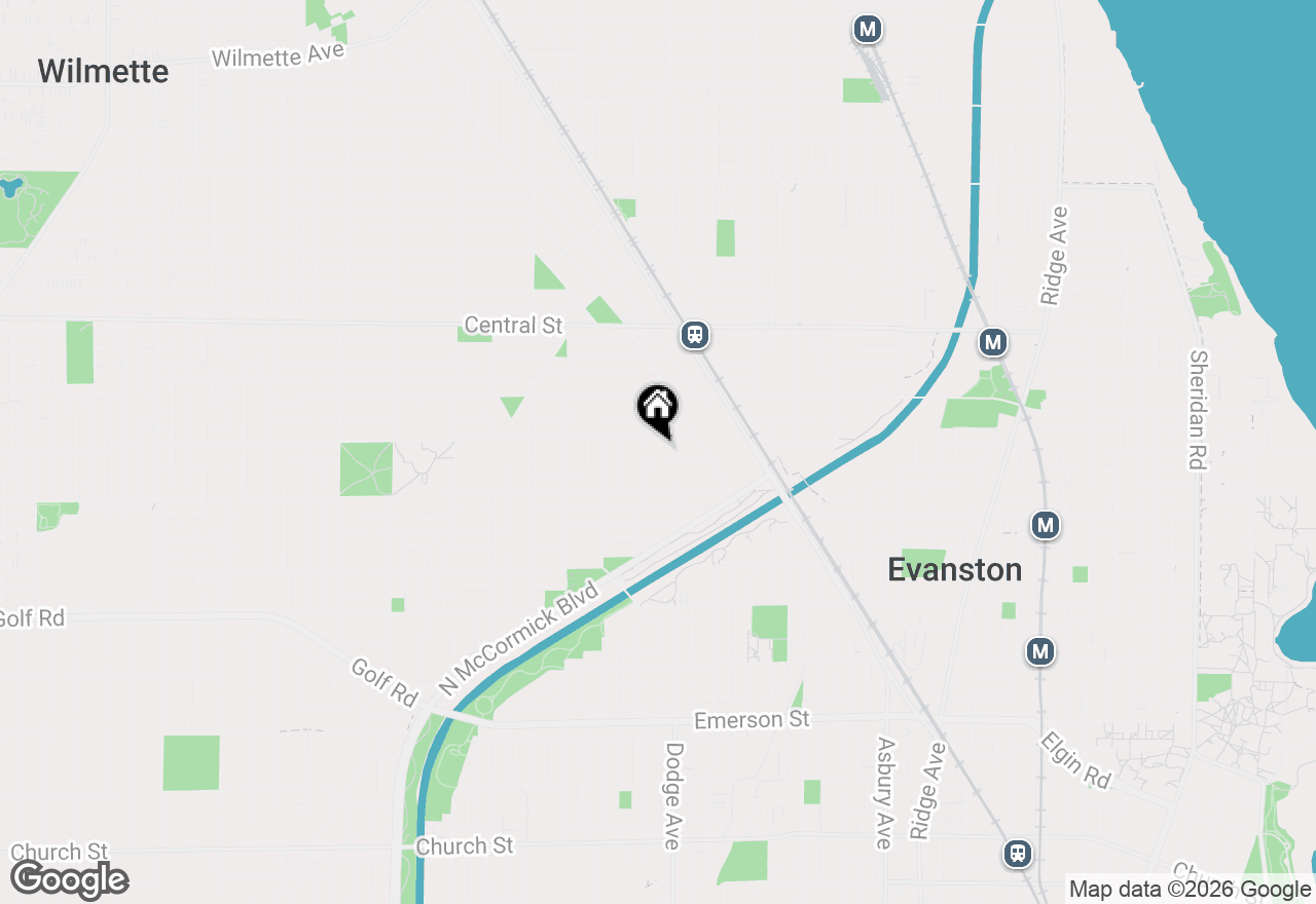 Map of 1918 Colfax Street #3, Evanston, IL 60201