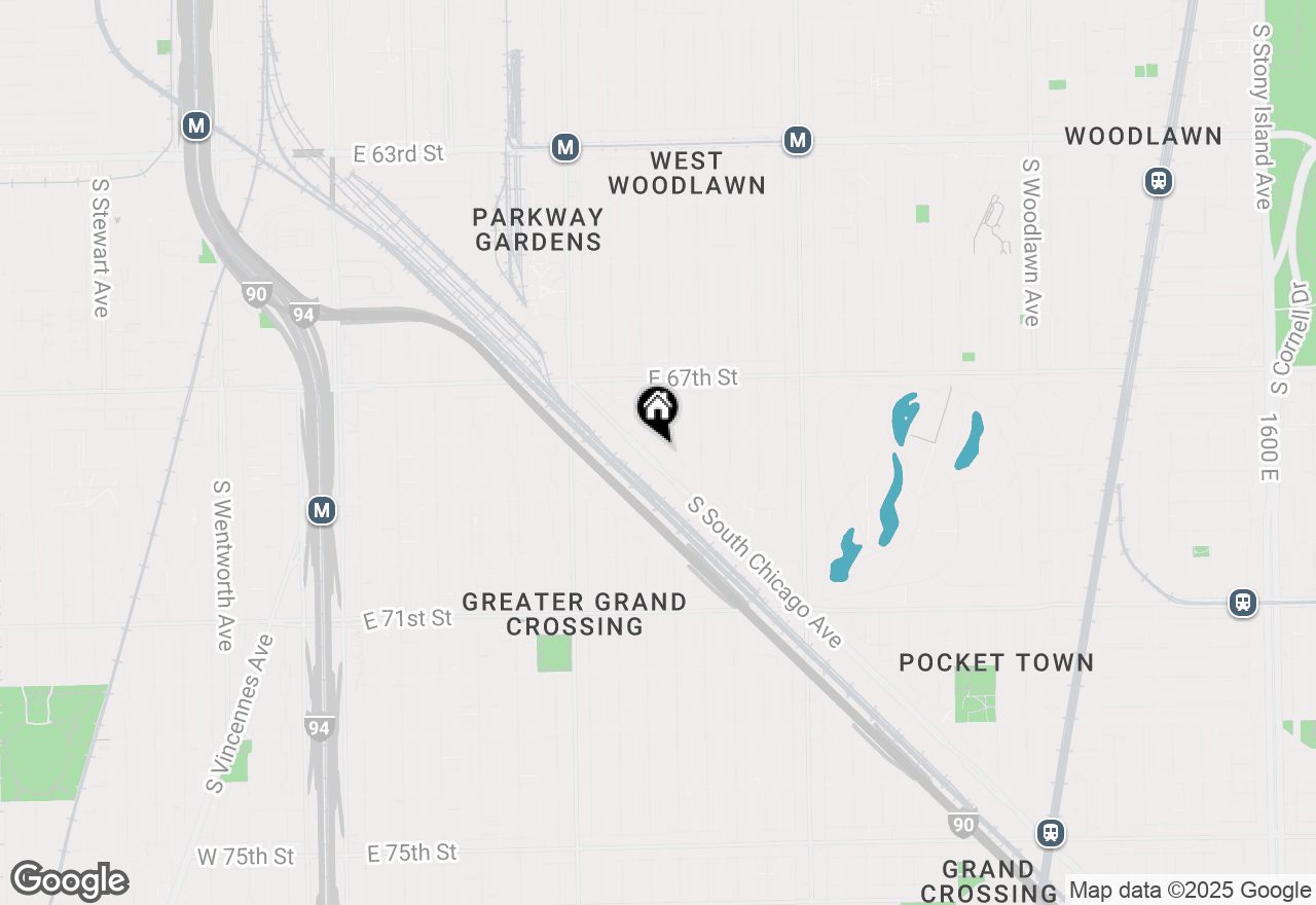 Map of 6817 S South Chicago Avenue, Chicago, IL 60637