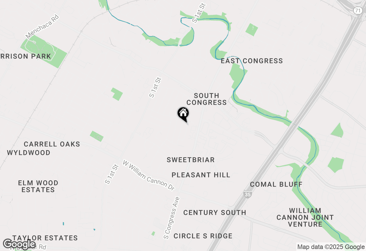 Map of 6009 Glen Meadow Dr, Austin, TX 78745