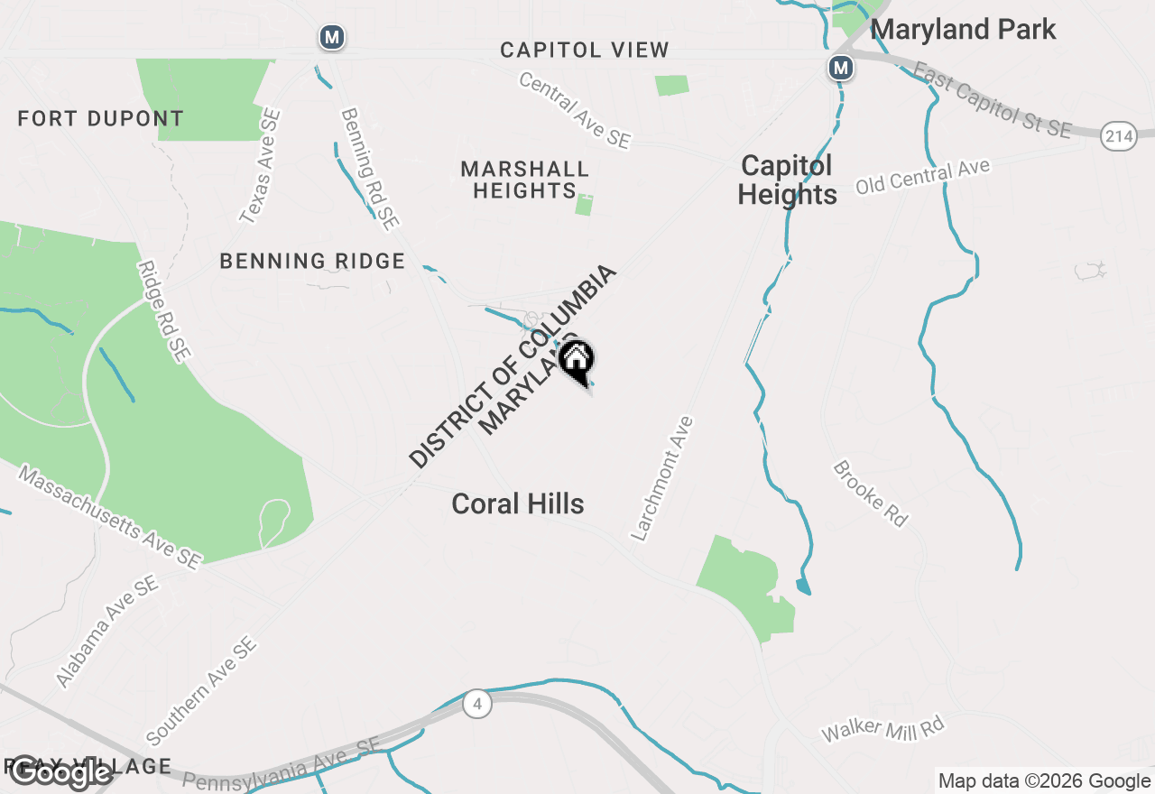 Map of 942 Clovis Avenue, Capitol Heights, MD 20743