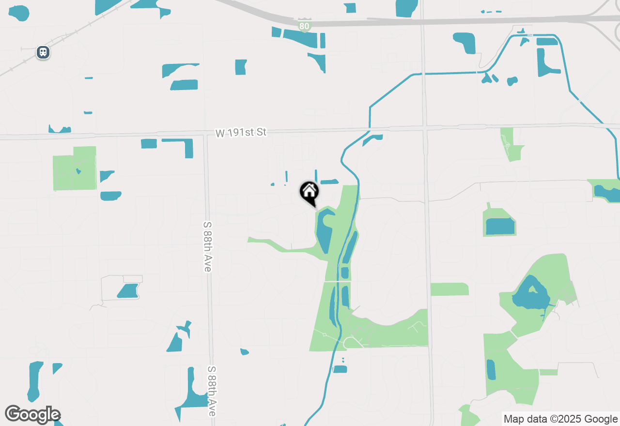 Map of 19369 Lisadell Drive, Tinley Park, IL 60487