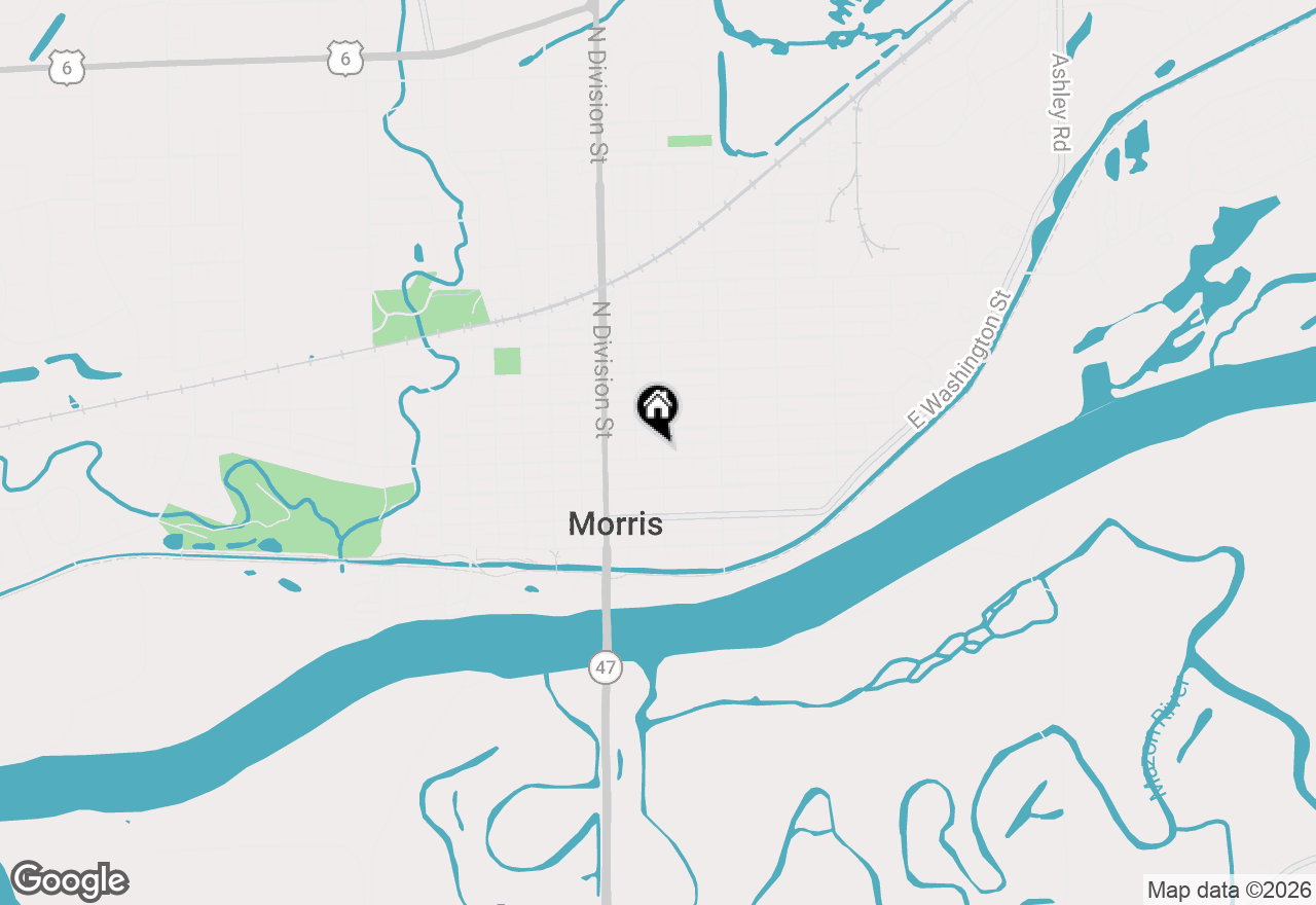 Map of 426 E Jefferson Street, Morris, IL 60450