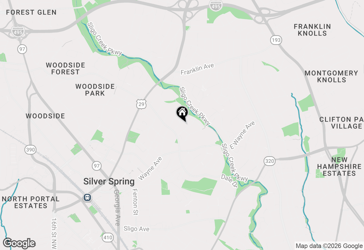 Map of 518 Ashford Road, Silver Spring, MD 20910