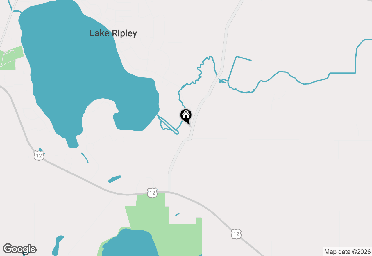 Map of W8919 Ripley Rd, Cambridge, WI 53523