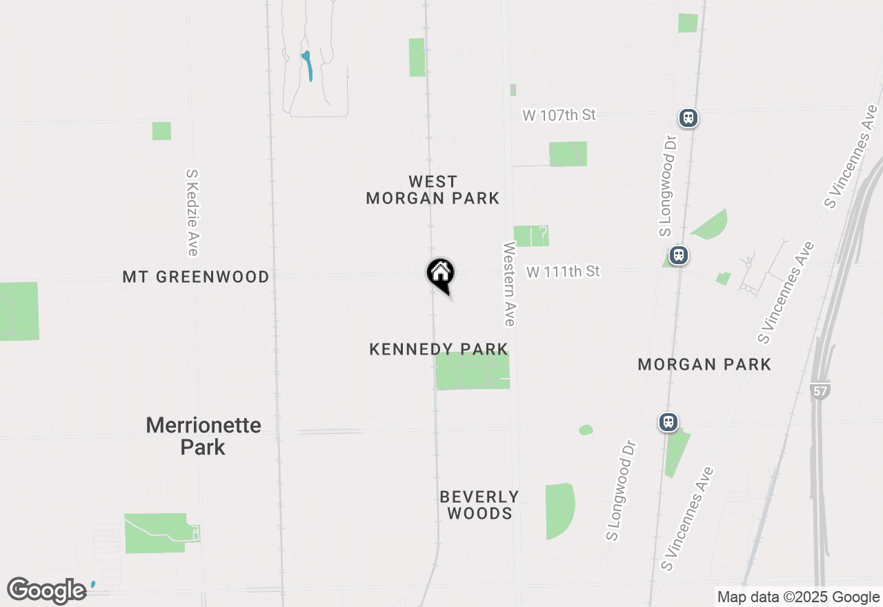 Map of 2550 W 112th Street #15-O, Chicago, IL 60655