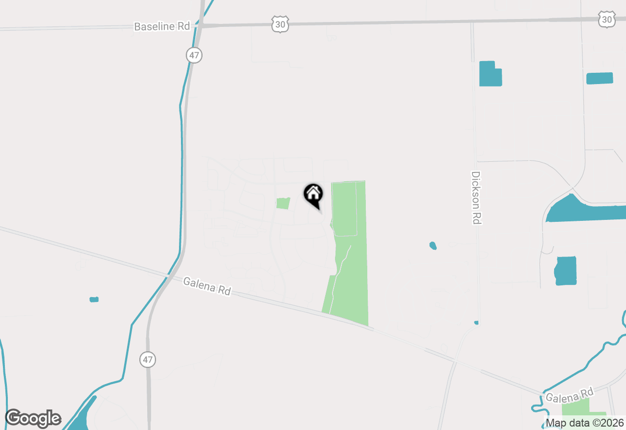 Map of 4512 Harrison Street, Yorkville, IL 60560