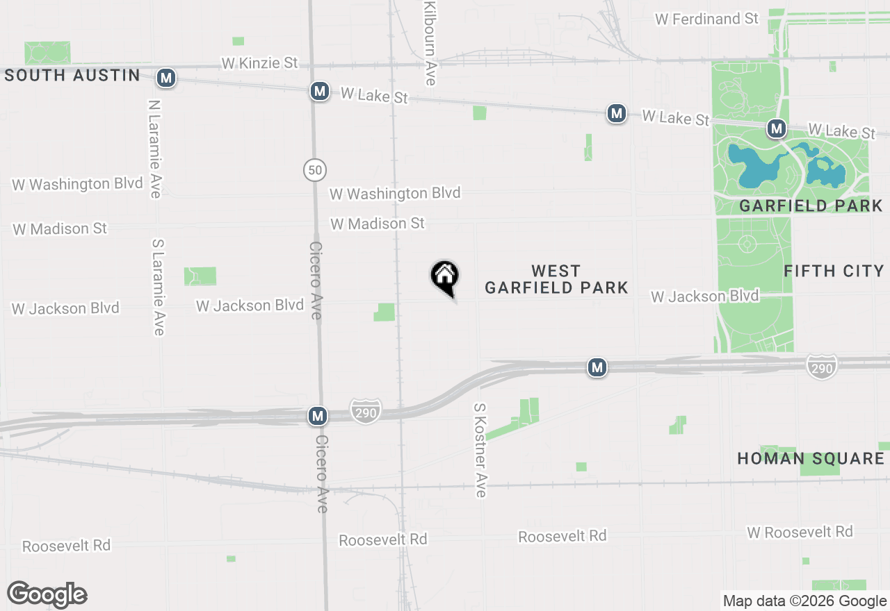 Map of 4451 W Jackson Boulevard, Chicago, IL 60624