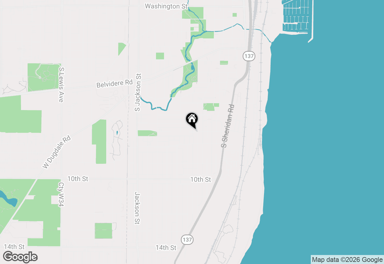 Map of 534 May Street, Waukegan, IL 60085