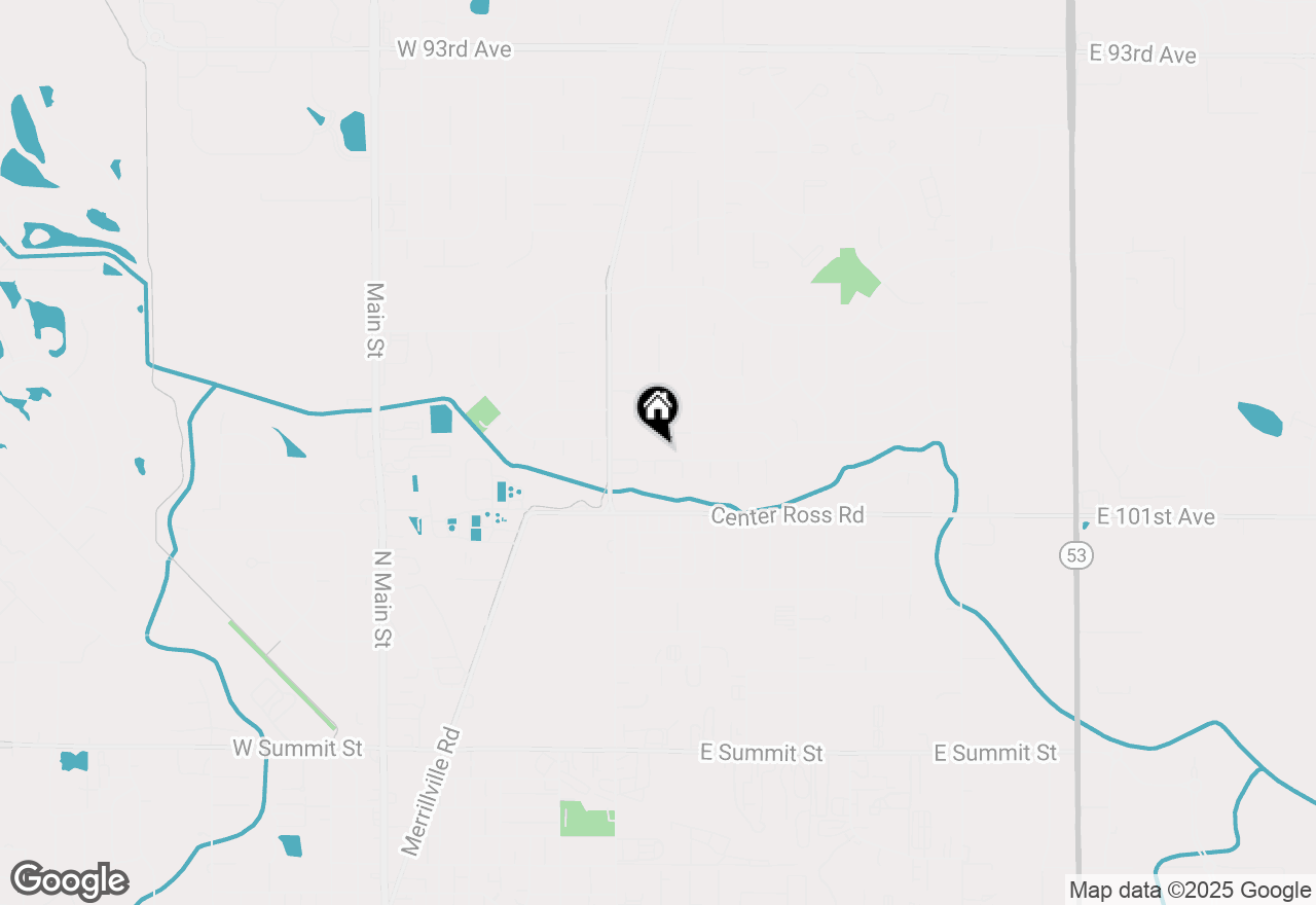 Map of 1702 W 100th Avenue, Crown Point, IN 46307
