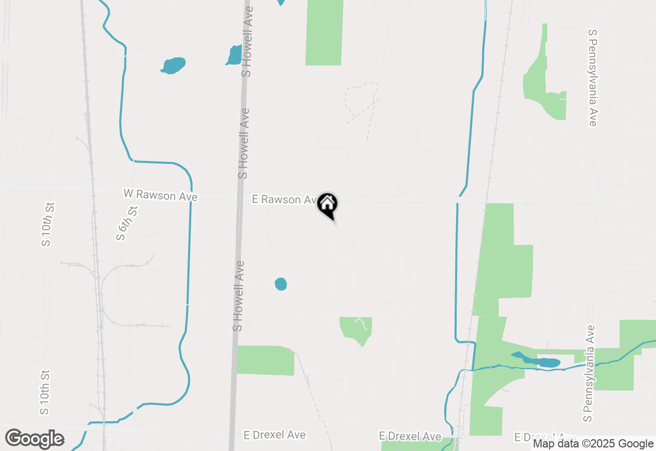 Map of 7209 S Quincy Ave, Oak Creek, WI 53154