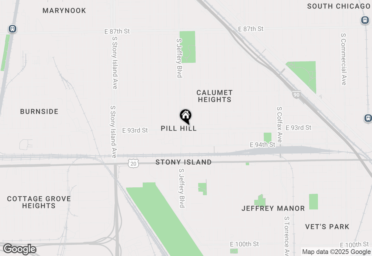 Map of 2016 E 93rd Street, Chicago, IL 60617