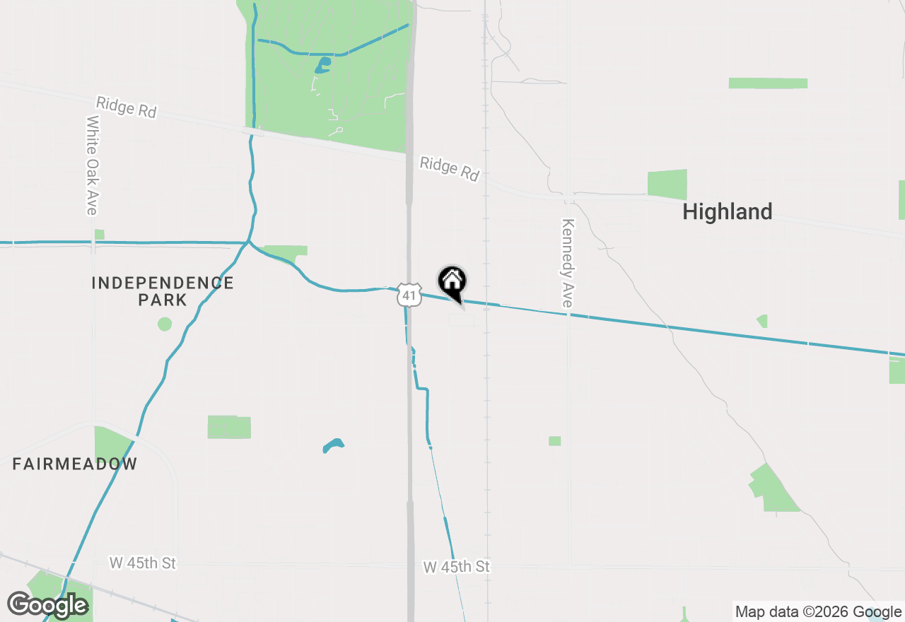 Map of 2515 Longwood Drive #102, Highland, IN 46322