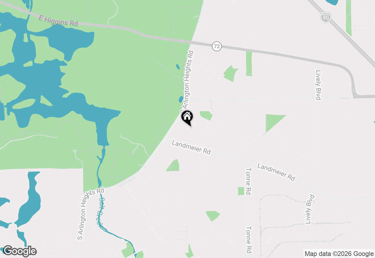 Map of 246 Greenbriar Street, Elk Grove Village, IL 60007