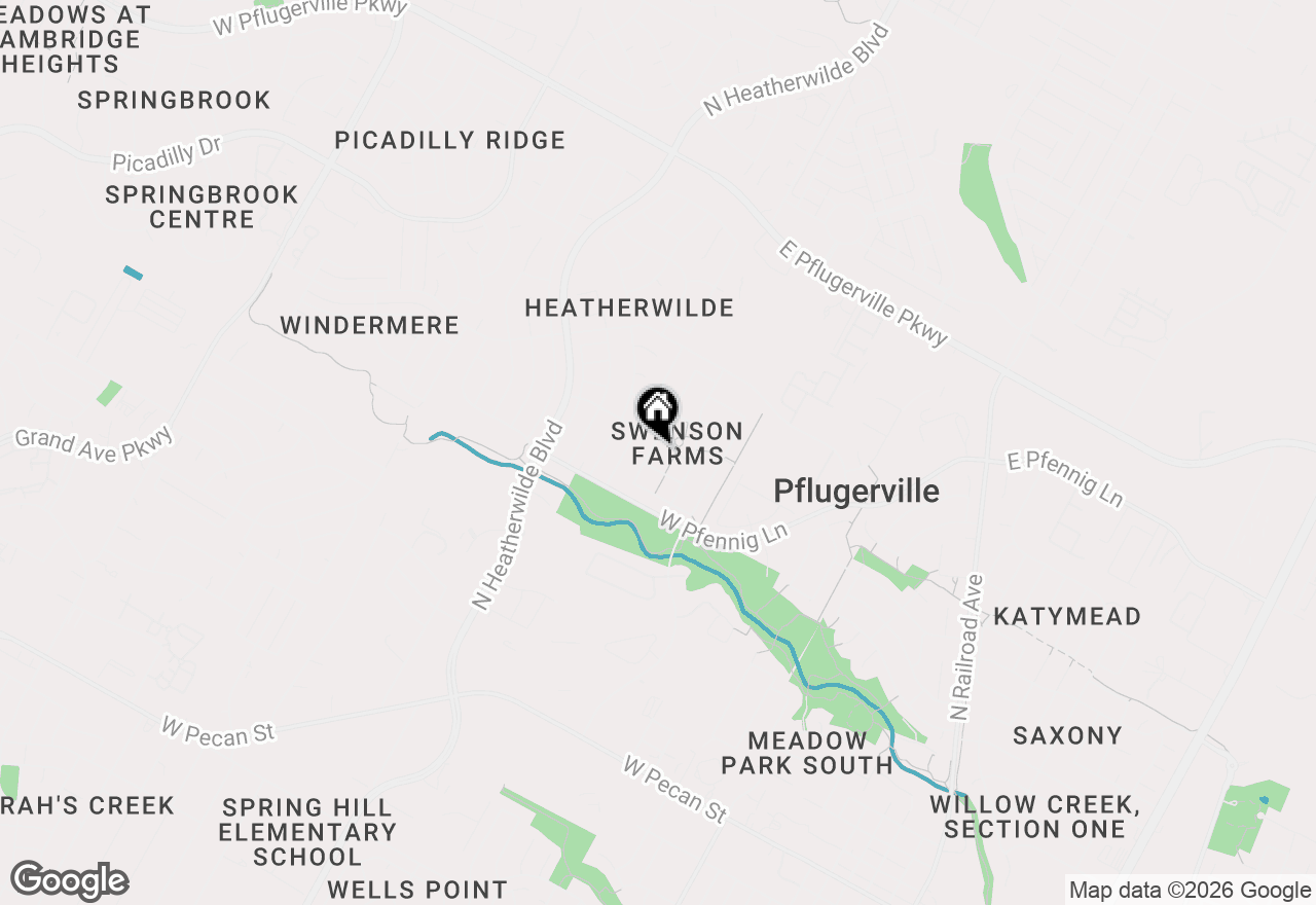 Map of 1115 Canyon Maple Rd, Pflugerville, TX 78660