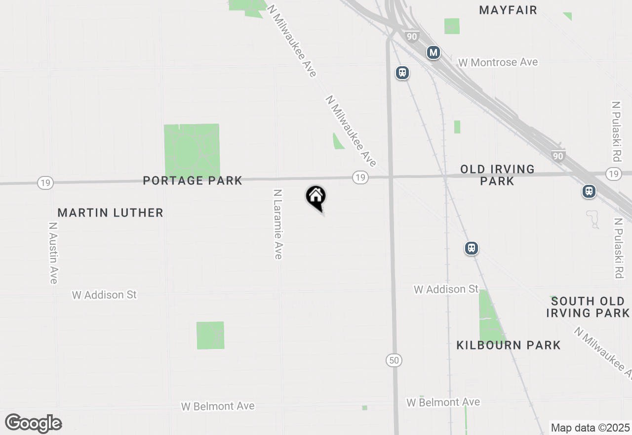 Map of 5040 W Berenice Avenue, Chicago, IL 60641