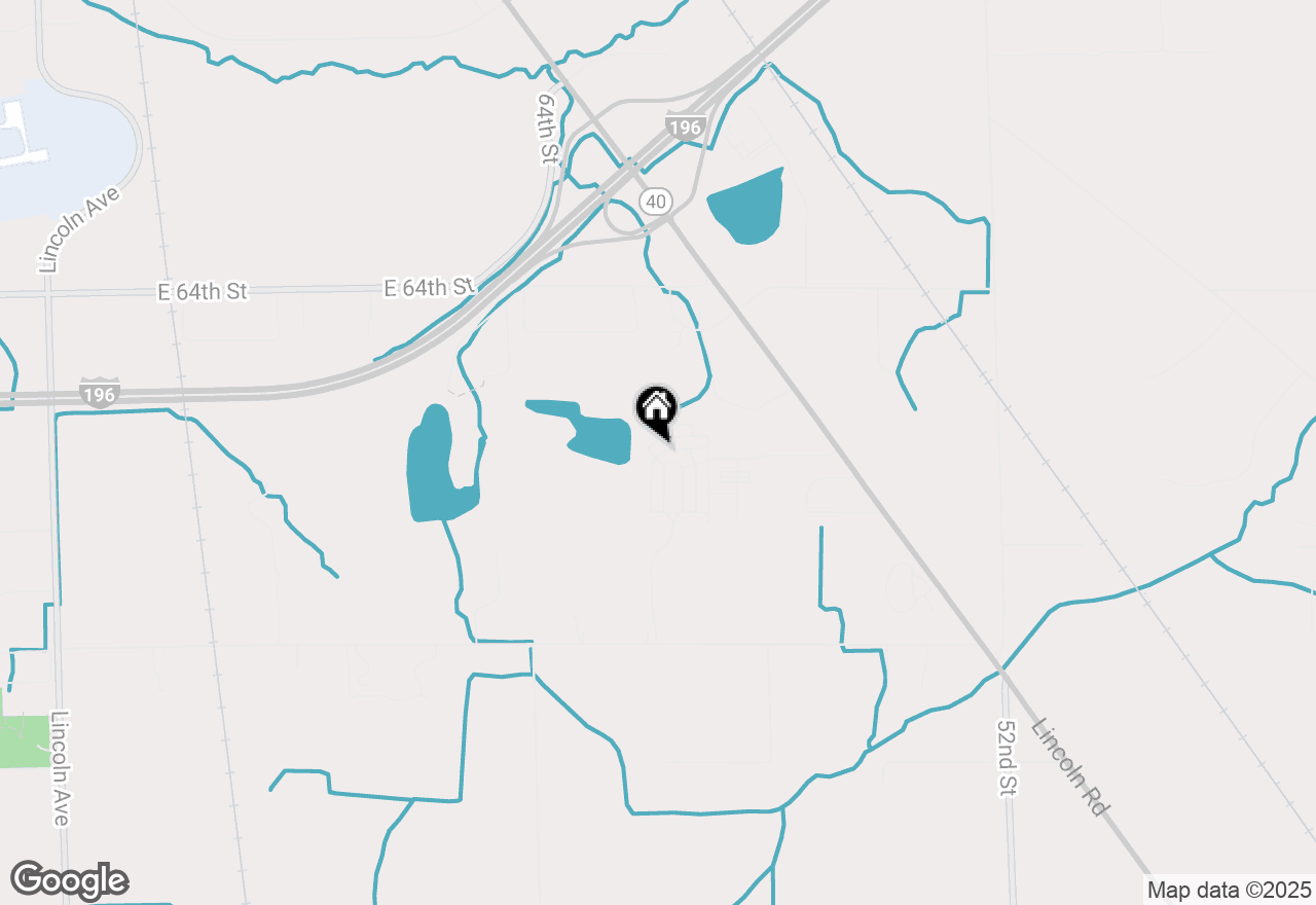 Map of 834 Winchester Street, Holland, MI 49423