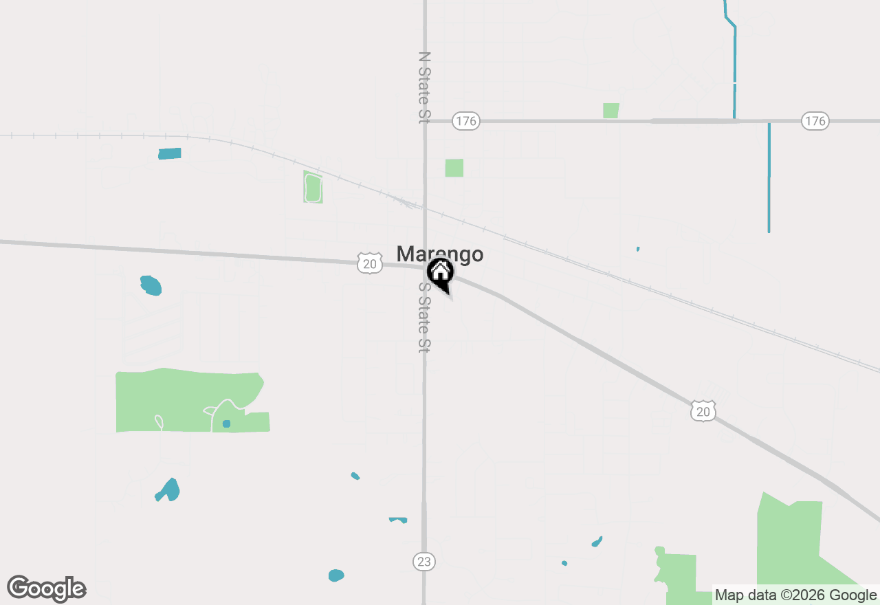 Map of 422 Damen Street, Marengo, IL 60152
