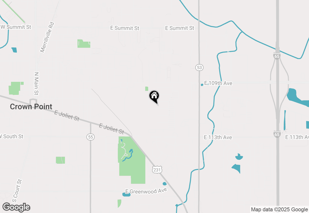 Map of 1634 Dogwood Drive, Crown Point, IN 46307