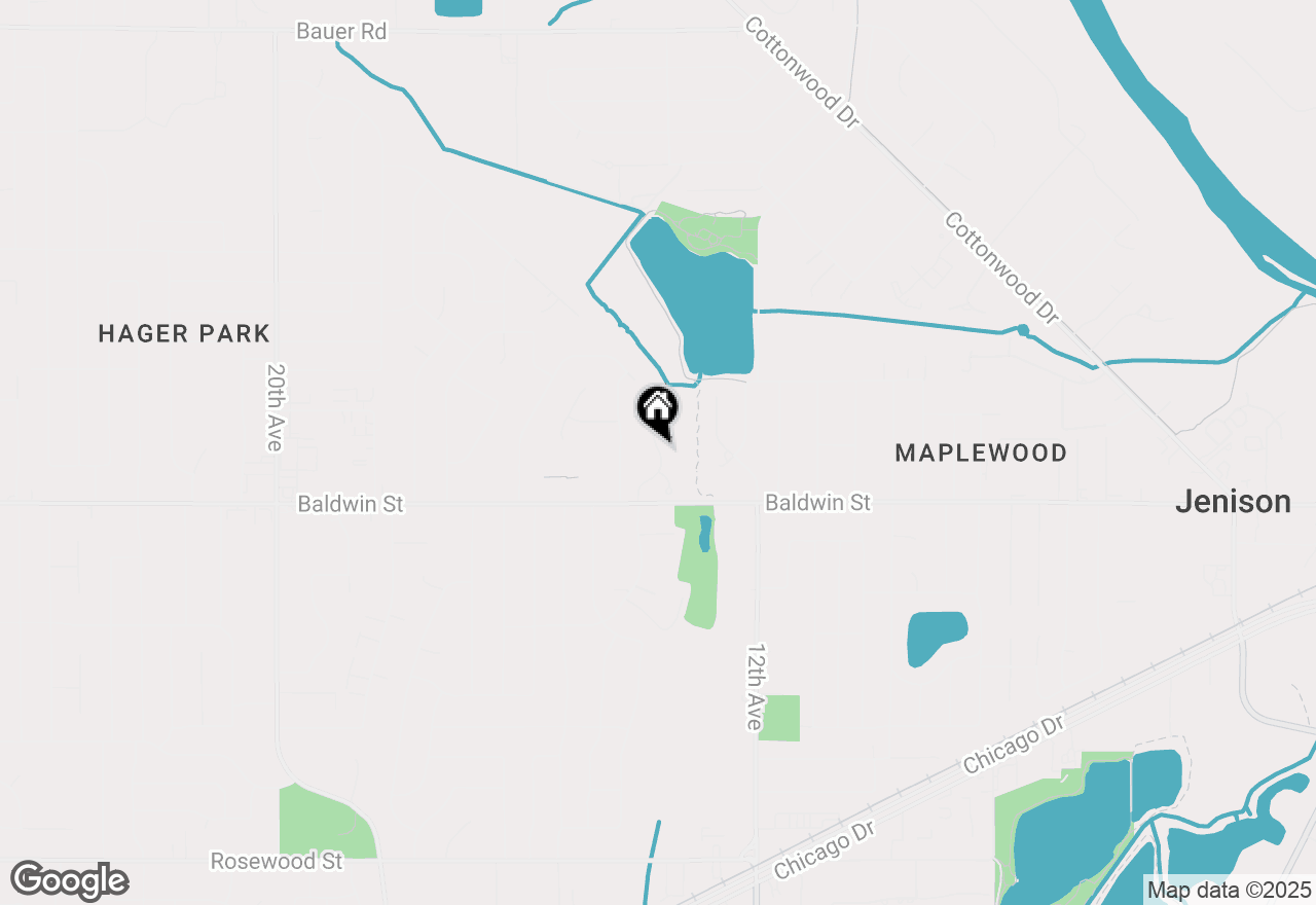 Map of 7622 Baldwin Woods Drive #35, Jenison, MI 49428