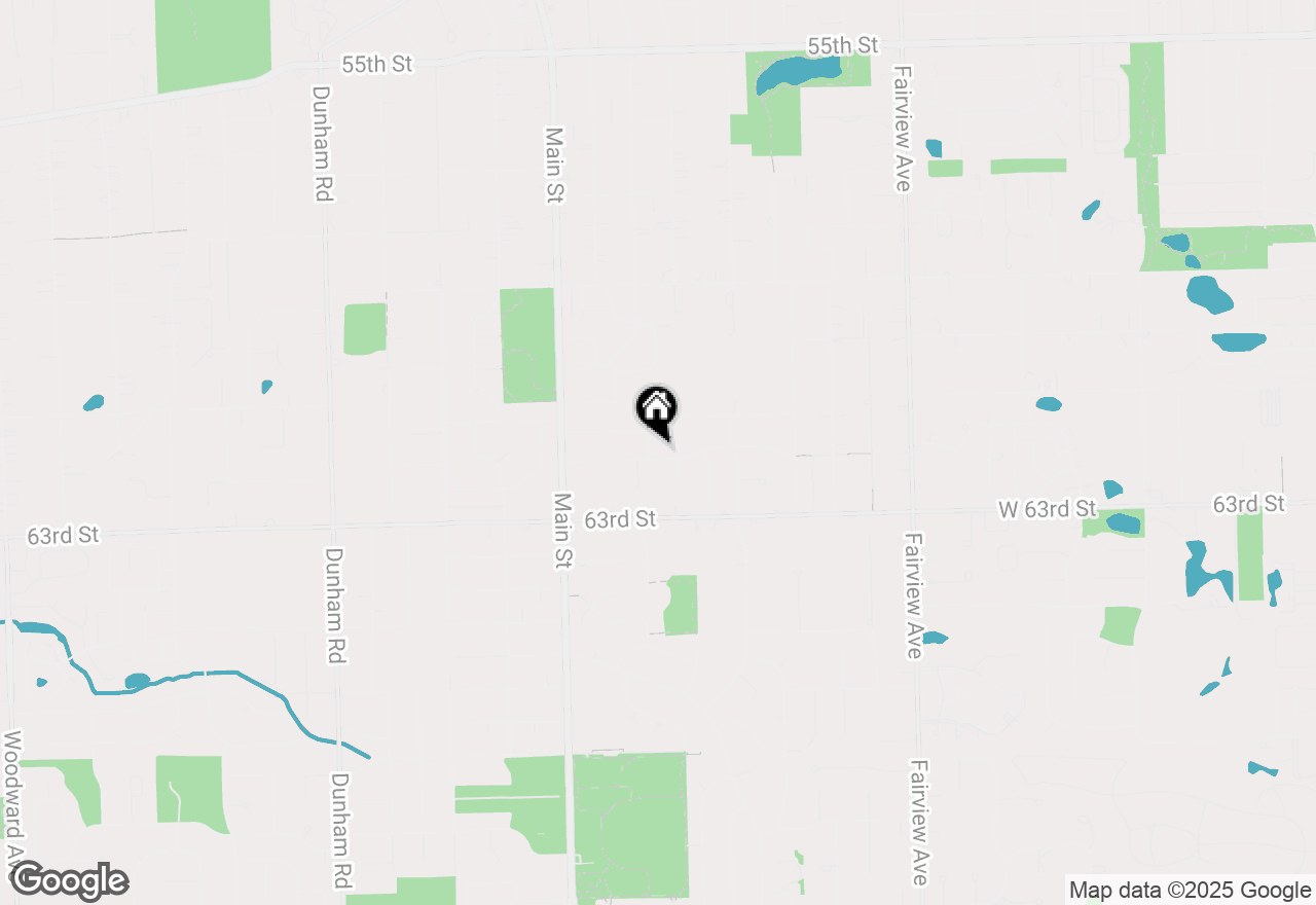 Map of 824 62nd Street, Downers Grove, IL 60516