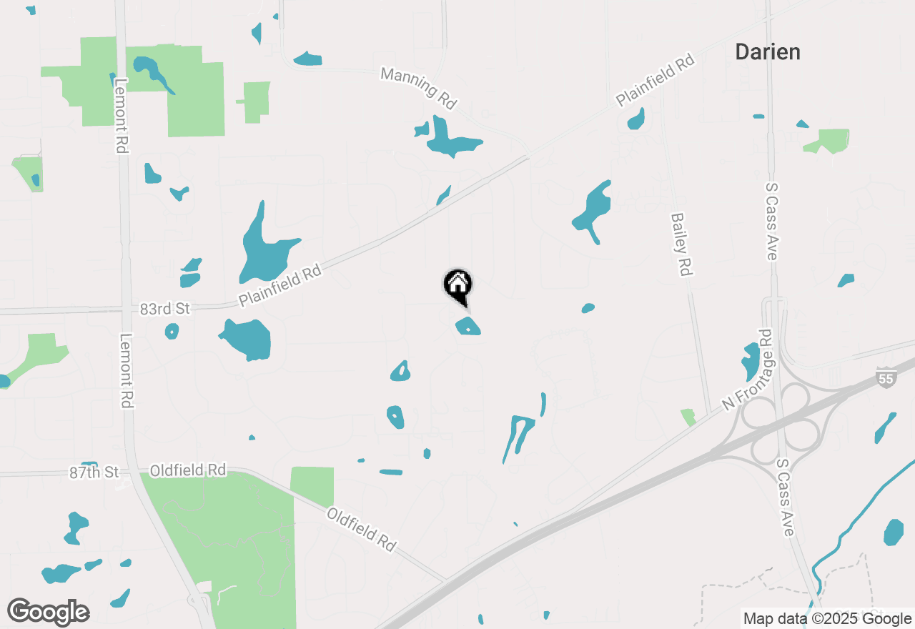 Map of (Address confidential), Downers Grove, Illinois 60516